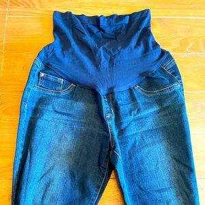 Indigo Blue Women's Maternity Jeans Large